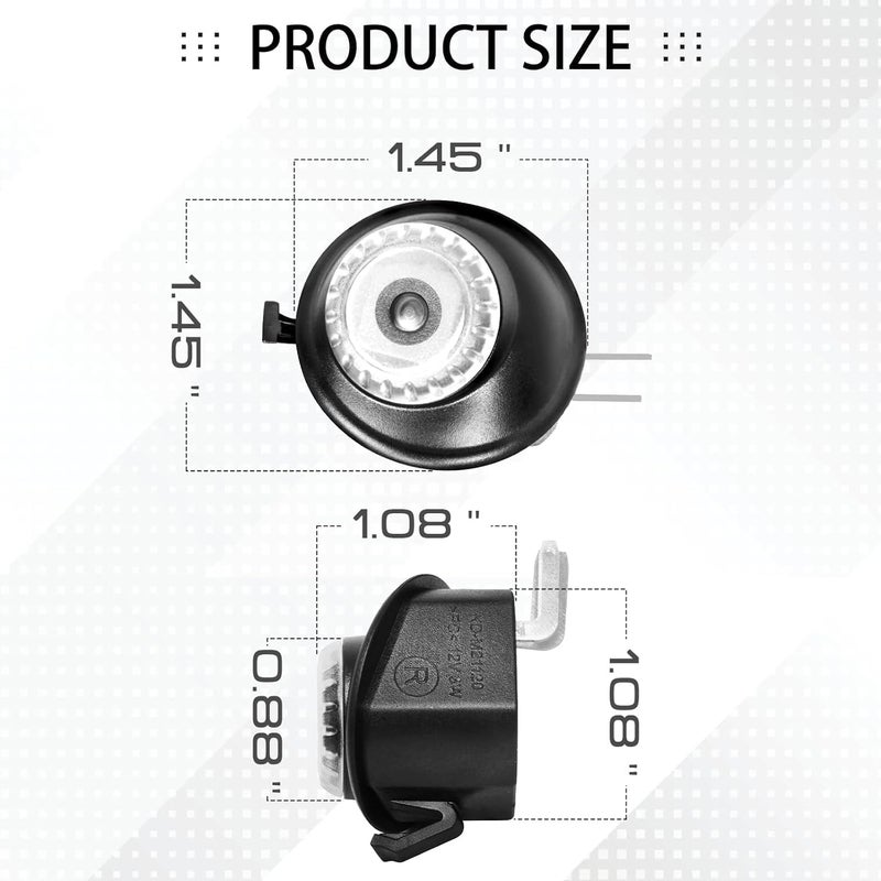 MKRLSTKM 2Pcs Side Mirror Logo LED Welcome Light Projector Door Light Floor Light Accessories Suitable for Cadillac ATS 2013-2019 CTS 2014-2019 CT4 2019-2024 CT5 2019-2023 CT6 2016-2022 - Image 3